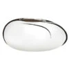 Scheurich Keramik-Übertopf Mirror Silver, Oval, Silber, Ca. B29/H14/T23 Cm -Freien Garten Rabatt Geschäft 6642029 WE FS 001 OrchideentopfMirror