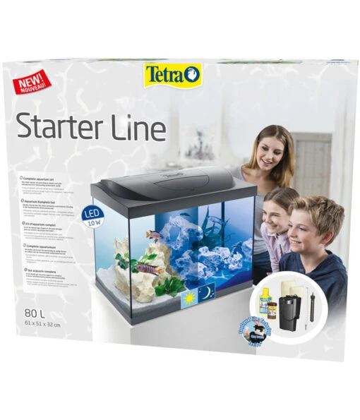 Tetra Aquarium-Set Starter Line LED, 80 L, Ca. B62/H52/T33 Cm -Freien Garten Rabatt Geschäft 6666242 WE FS 001 TetraStarterLineLED80Liter