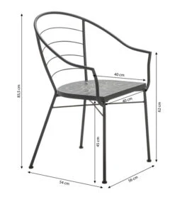 Dehner Mosaiksessel Madeleine -Freien Garten Rabatt Geschäft 6666523 WE BG 001 MosaikstuhlMadeleine