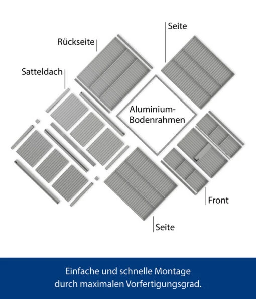 Hörmann Berry-Gerätehaus Classic-S Typ 3, Ca. B323,6/H219,4/T247,7 Cm -Freien Garten Rabatt Geschäft 6668651 WE DE 001 HoermannMetallgeraetehaus