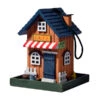 Dobar® Wildlife Vogelhaus Café, Kiefer, Orange/blau, Ca. B18/H23/T18 Cm -Freien Garten Rabatt Geschäft 6689566 WE FS 001 DobarWVWesternVogelhausCafe