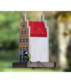 Dobar® Green Label Vogelfutterhaus Salzstraße, Orange, Ca. B19/H30/T19 Cm -Freien Garten Rabatt Geschäft 6689624 WE MO 002 DobarVogelfutterhausSalzstrasse