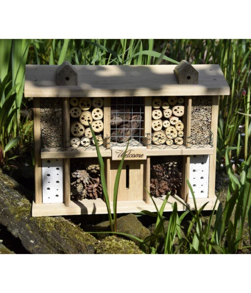 LUXUS-INSEKTENHOTELS Insektenhotel Landsitz Superior, Ca. B47/H34/T12,5 Cm -Freien Garten Rabatt Geschäft 6689657 WE MO 001 DobarWVInsektenhotelLandsitzSuperior