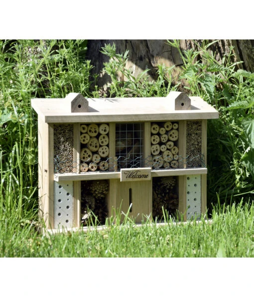 LUXUS-INSEKTENHOTELS Insektenhotel Landsitz Superior, Ca. B47/H34/T12,5 Cm -Freien Garten Rabatt Geschäft 6689657 WE MO 002 DobarWVInsektenhotelLandsitzSuperior