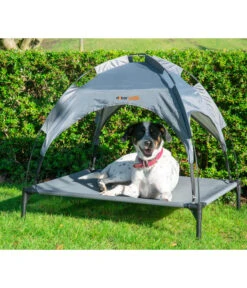 Dobar Petlife Outdoor-Hundeliege, Inkl. Sonnendach, Ca. B89,5/H86/T80 Cm -Freien Garten Rabatt Geschäft 6689806 WE MO 002 DobarHundeOutdoorLiege