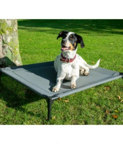 Dobar Petlife Outdoor-Hundeliege, Inkl. Sonnendach, Ca. B89,5/H86/T80 Cm -Freien Garten Rabatt Geschäft 6689806 WE MO 004 DobarHundeOutdoorLiege