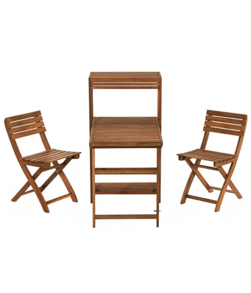 Dehner Balkonset Neapel, 3-teilig -Freien Garten Rabatt Geschäft 6712368 WE FS 001 DehnerBalkonsetNeapelNaturNEU