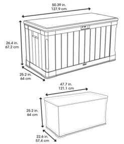 Lifetime Kissenbox, 440 L -Freien Garten Rabatt Geschäft 6752935 WE FS 002 KissenboxPremium440Liter