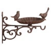 Esschert Design Gusseisen-Wandfutterschale Mit Haken -Freien Garten Rabatt Geschäft 6764013 WE FS 001 EsschertWandfutterschalemitHaken