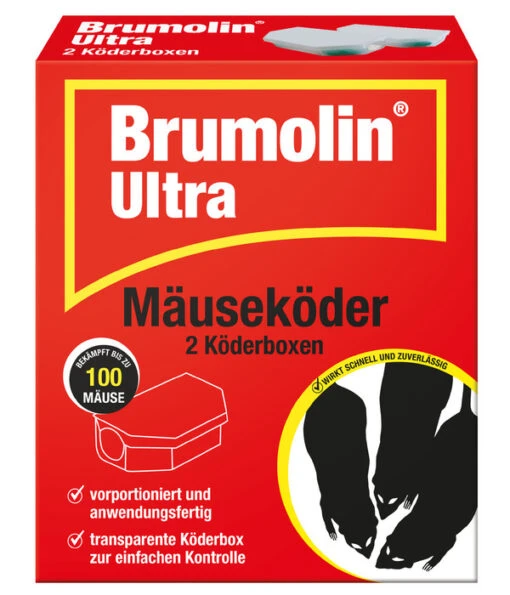 Brumolin Ultra Mäuseköder, 2er-Set -Freien Garten Rabatt Geschäft 6768030 WE FS 001 BrumolinUltraMaeusekoeder2Stueck