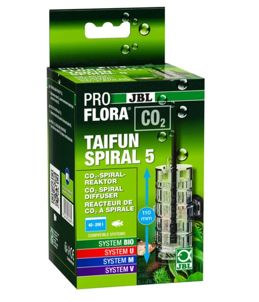 JBL PROFLORA CO2 Reaktor Taifun Spiral 5, 40-200 L -Freien Garten Rabatt Geschäft 6855621 WE FS 001 CO2TaifunSpiral5