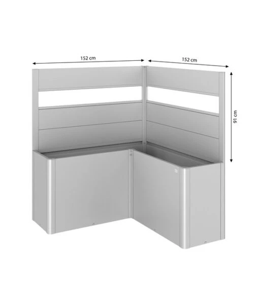 Biohort Sichtschutz Belvedere L150 Mit Acrylglas, Ca. B152/H91/T152 Cm -Freien Garten Rabatt Geschäft 6891063 WE BG 001 BiohortSichtschutzNeu