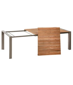 Dehner Holz-Ausziehtisch Cleveland, Ca. B160-240/H76/T101 Cm -Freien Garten Rabatt Geschäft 6895387 WE FS 003 AusziehtischClevelandGrauNEU