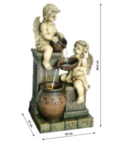 Dehner Polyresin-Gartenbrunnen Engel, Ca. H84,5 Cm -Freien Garten Rabatt Geschäft 6911267 WE DE 001 DehnerPolyresinGartenbrunnenEngel