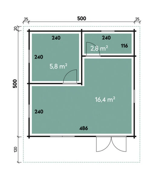 Wolff Finnhaus Gartenhaus Lappland 70-A -Freien Garten Rabatt Geschäft 6931018 WE DE 001 FinnhausBBHLappland70A