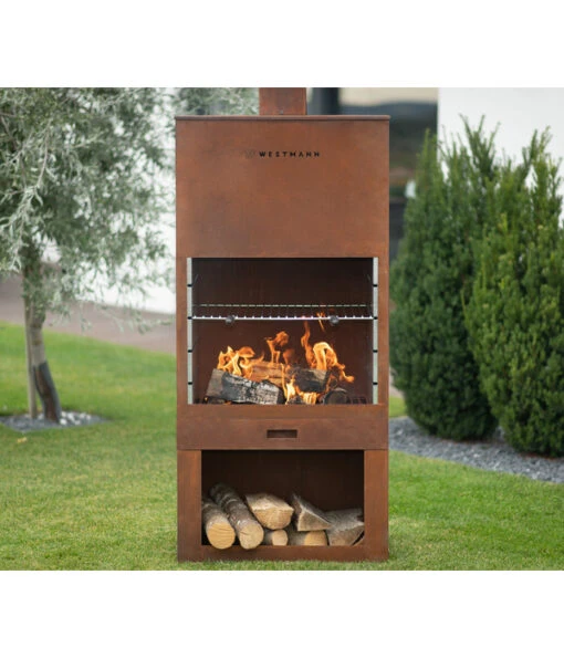 Westmann Grillkamin, Ca. B41/H229/T70 Cm -Freien Garten Rabatt Geschäft 6992267 WE MO 001 GrillkaminTerrassenofen