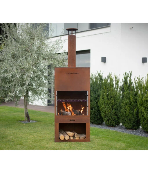 Westmann Grillkamin, Ca. B41/H229/T70 Cm -Freien Garten Rabatt Geschäft 6992267 WE MO 002 GrillkaminTerrassenofen