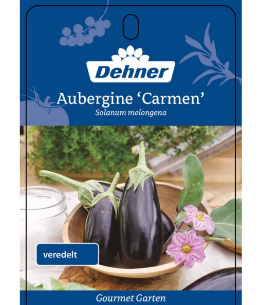 Dehner Gourmet Garten Aubergine, Veredelt -Freien Garten Rabatt Geschäft 8830051 GGAubergineCarmen Etikett 1