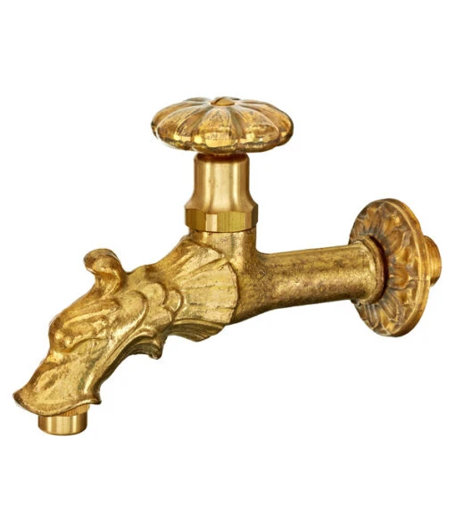 Nostalgie Messing Wasserhahn Für Brunnen, 1/2 Zoll, Gold -Freien Garten Rabatt Geschäft 906826 BildFS 001 TelcomNostalgieMessingWasserhahnFuerDenGartenNostalMessingWasserhahn