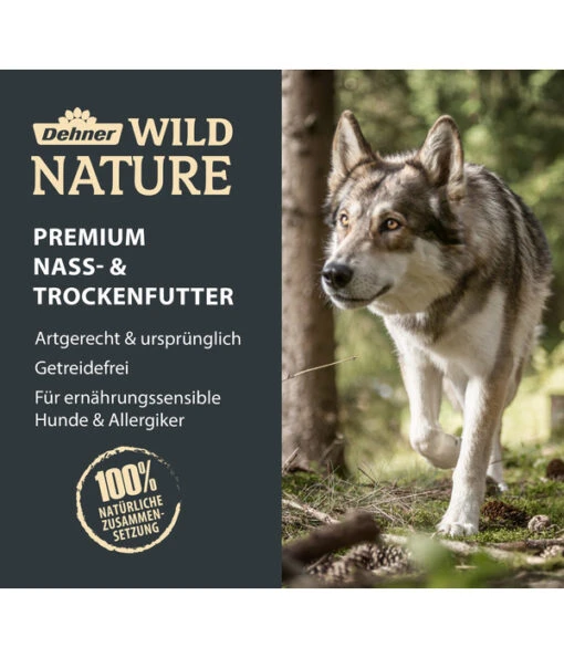 Dehner Wild Nature Futter Für Hunde Gebirgssee-Set -Freien Garten Rabatt Geschäft WE DE Markengrafik DehnerWildNatureHundefutter 1